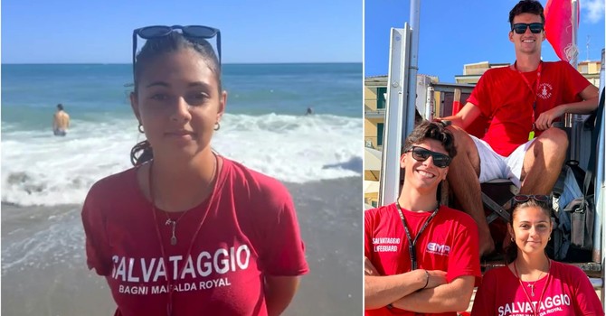 Varazze, rischia di annegare in mare: salvato dalla bagnina Varazze, rischia di annegare in mare: salvato dalla bagnina