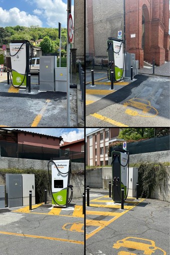 Carcare accelera sulla mobilità elettrica: attivate le colonnine di ricarica in piazza Pertini e via Brigate Partigiane