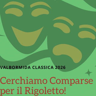 Ferrania, casting per il Rigoletto: Valbormida Classica cerca comparse