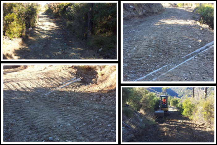 Celle sistema la strada bianca dell'acquedotto tra la zona della Natta e via Sanda