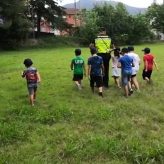 Il Soccorso Cinofilo Liguria con i bambini del Campo Estivo di Garlenda