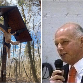 Cosseria, il sindaco: "Entro un paio di giorni verrà aperto un conto corrente per il restauro del crocifisso vandalizzato"