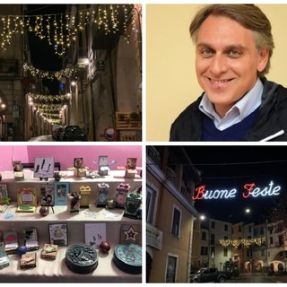 Pieve di Teco, il centro brilla con le luminarie natalizie. Il sindaco Alessandri: "Non potevamo rinunciare a diffondere la speranza e la serenità" (FOTO)