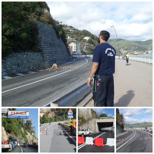 Cessa l’allerta, ma non i disagi alla viabilità. Aurelia interrotta e a tratti a senso unico alternato