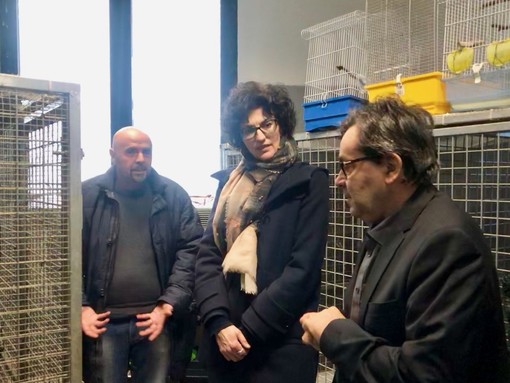 Savona, il sindaco Caprioglio e l'assessore Scaramuzza fanno visita alla sede ENPA
