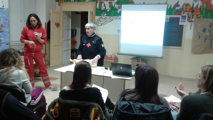 Millesimo, corso manovre salvavita pediatriche organizzato dalla Croce Rossa