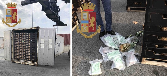 Dalla Costa Rica arrivava la cocaina nascosta tra le casse di ananas: due arresti anche nel savonese Dalla Costa Rica arrivava la cocaina nascosta tra le casse di ananas: due arresti anche nel savonese