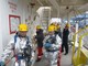 Esercitazione antincendio della Capitaneria in porto a Vado Esercitazione antincendio della Capitaneria in porto a Vado