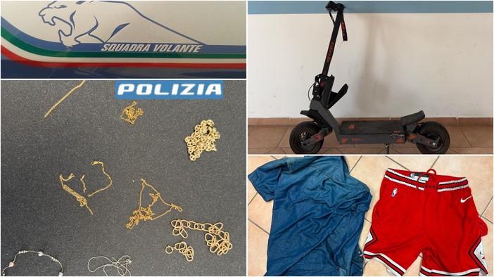 Scippi con strappo su un monopattino, 25enne per 4 anni non potrà venire a Savona Scippi con strappo su un monopattino, 25enne per 4 anni non potrà venire a Savona