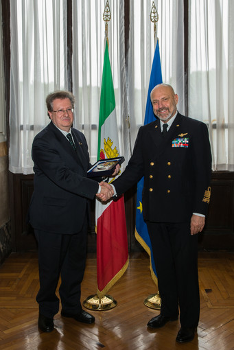Celebrazioni del VII centenario Lanzarotto Malocello: a Roma incontro con il Capo di Stato Maggiore della Marina, Ammiraglio Giuseppe De Giorgi
