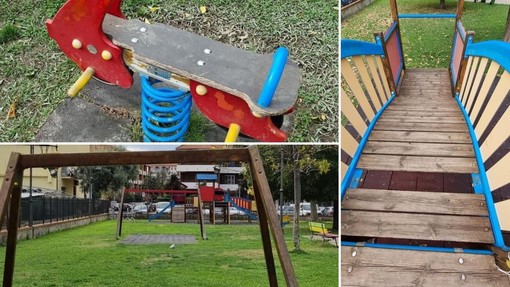 Albenga, giochi vandalizzati e degrado al Peter Pan, il vicesindaco Passino: "Il comune interviene, chieste telecamere e più interventi della polizia locale"