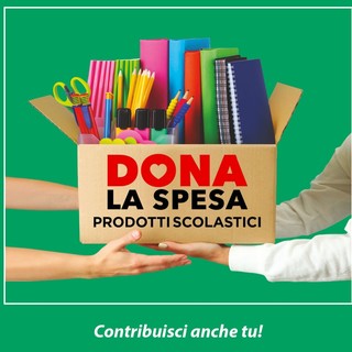 Ultimo giorno utile per l'iniziativa "Dona la Spesa" per i prodotti scolastici