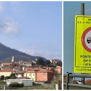 Albenga, lavori di consolidamento del ponte di Bastia: fino a ottobre stop al transito dei mezzi pesanti