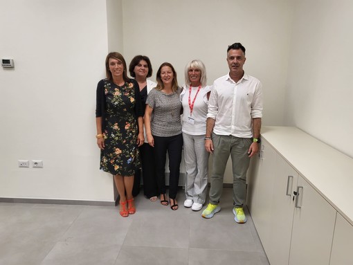 Nella foto, da sinistra a destra, Saccone, Giribone, Fanello, Rapetti e Dotta Nella foto, da sinistra a destra, Saccone, Giribone, Fanello, Rapetti e Dotta