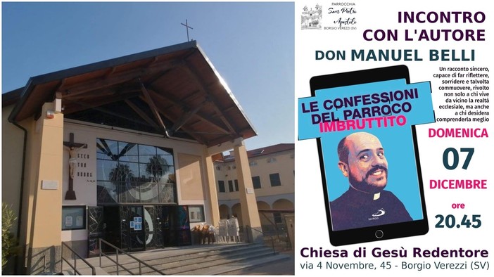 Don Manuel Belli a Borgio Verezzi con “Le confessioni del parroco imbruttito”