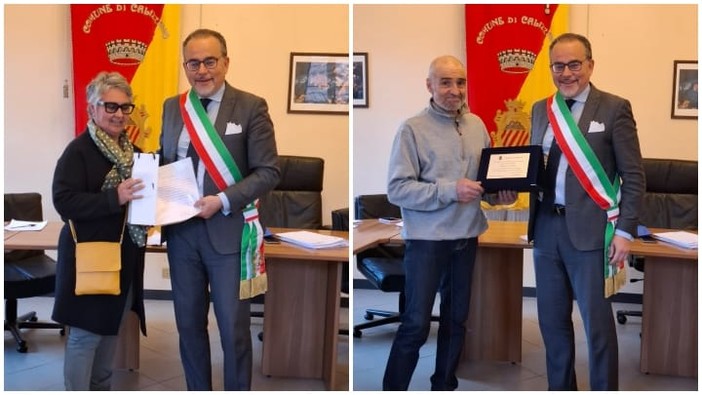 Calizzano, il comune saluta due dipendenti storici: Barbara Zunino e Silvano Vitellino sono andati in pensione