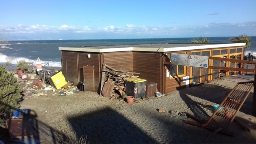Maltempo, il sindaco di Bergeggi Arboscello: &quot;Danni ingenti, il litorale è stato devastato&quot; (FOTO)