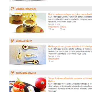 La food blogger finalese Daniela Stratta nella top ten del concorso nazionale "Marlene Gourmet"