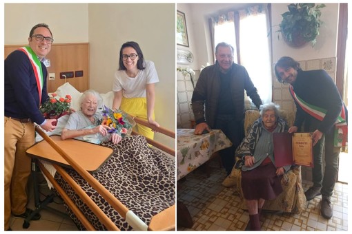 105 anni e non sentirli: a Celle compleanno da record per Bernardina Lavezzaro