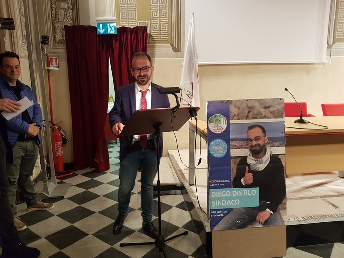 Elezioni Albenga: il candidato Distilo chiude la campagna elettorale: "Siamo persone comuni che amano la città e vogliamo migliorarla"