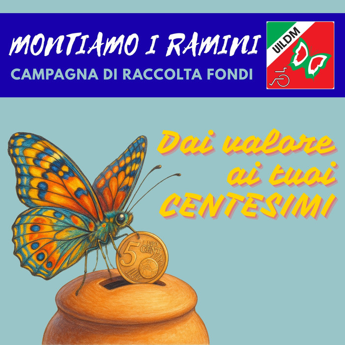 "Montare, raccogliere, costruire – insieme – un aiuto reale": la UILDM Albenga lancia la raccolta delle monetine da 1 - 2 - 5 centesimi "Montare, raccogliere, costruire – insieme – un aiuto reale": la UILDM Albenga lancia la raccolta delle monetine da 1 - 2 - 5 centesimi