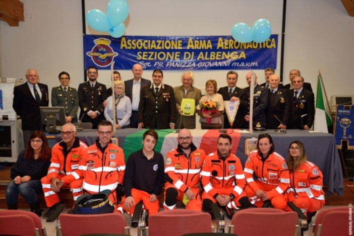Alassio, nuovo defibrillatore per la Croce Bianca