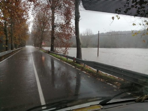 Esonda il fiume Bormida: chiusa la statale tra Piana Crixia e Dego (FOTO)