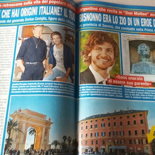 Origini finalesi per Andrés Gil, Tomas di Don Matteo, pronipote del generale Enrico Caviglia