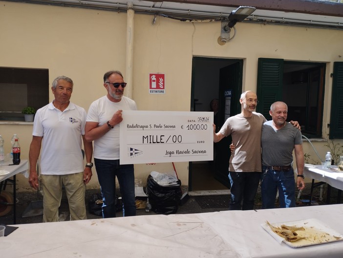 Dalla malattia alla riconoscenza: la donazione di un pescatore savonese alla Radioterapia del San Paolo