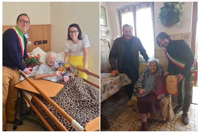 105 anni e non sentirli: a Celle compleanno da record per Bernardina Lavezzaro 105 anni e non sentirli: a Celle compleanno da record per Bernardina Lavezzaro