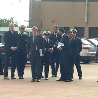 La Capitaneria di Porto di savona accoglie il ministro Delrio