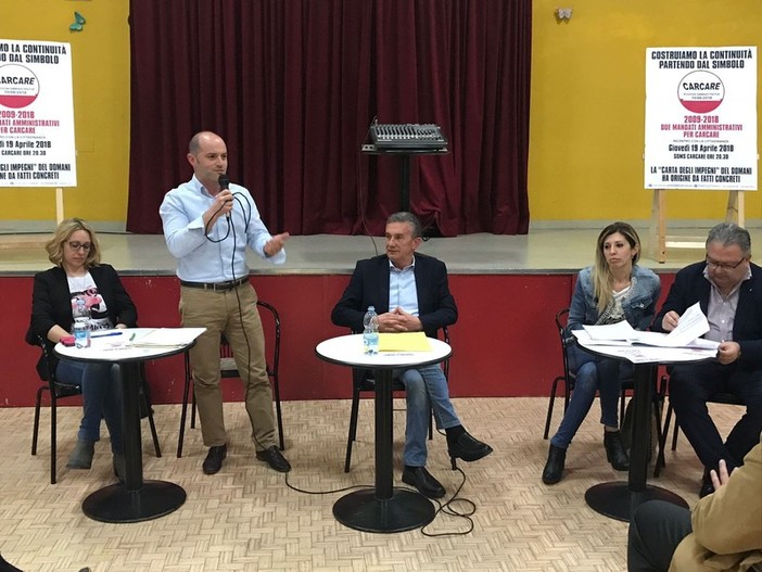 Comunali Carcare, i "gruppi di controllo di vicinato" tra le novità della Carta degli Impegni della lista De Vecchi