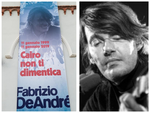 Cairo, le canzoni di De André in filodiffusione per le vie del centro storico Cairo, le canzoni di De André in filodiffusione per le vie del centro storico