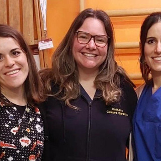 Le dottoresse (da sinistra a destra) Agnese Camozzi, Ginevra Gargiulo e Valeria Fortina