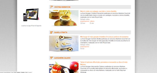 La food blogger finalese Daniela Stratta nella top ten del concorso nazionale "Marlene Gourmet"