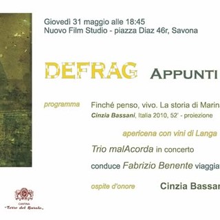 Savona, appuntamento al Filmstudio con &quot;La salute in viaggio&quot;