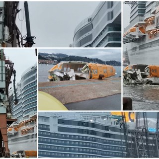 Savona, una valutazione tecnica errata la causa dell'impatto della Costa Smeralda contro la banchina (FOTO E VIDEO) Savona, una valutazione tecnica errata la causa dell'impatto della Costa Smeralda contro la banchina (FOTO E VIDEO)