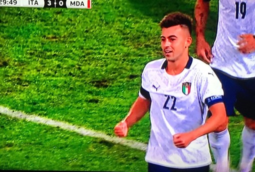 Italia-Moldova, il savonese El Shaarawy capitano della Nazionale: sua la doppietta nel primo tempo