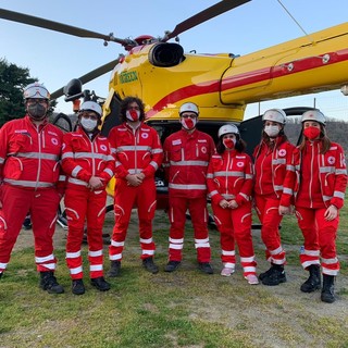 Stella San Bernardo, nel campo sportivo il test di atterraggio e decollo dell'elisoccorso del 118 (FOTO e VIDEO)