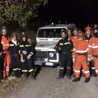 Andora, ultima esercitazione antincendio tra Protezione Civile e Corpo Forestale (FOTO)