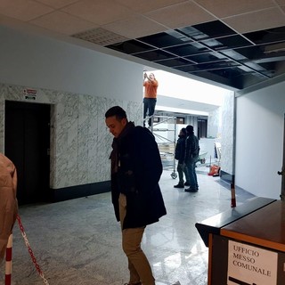 Albenga, Ciangherotti: "Al via oggi i lavori nell'ex tribunale per il cambio di destinazione delle due cancellerie a classi"