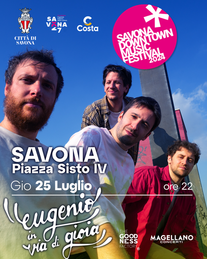 Ultima tappa del Savona Downtown Music Festival: gli Eugenio in Via Di Gioia in concerto Ultima tappa del Savona Downtown Music Festival: gli Eugenio in Via Di Gioia in concerto
