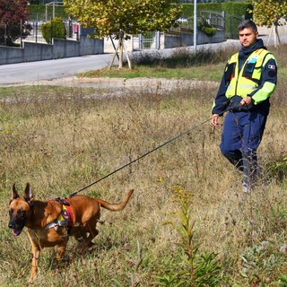Carcare, esercitazione cinofila del coordinamento Protezione civile di Savona (FOTO)
