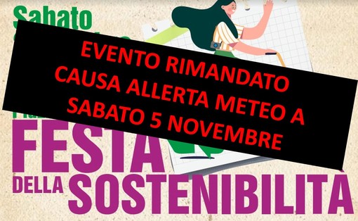 Vado, rinviata al 5 novembre la Festa della Sostenibilità