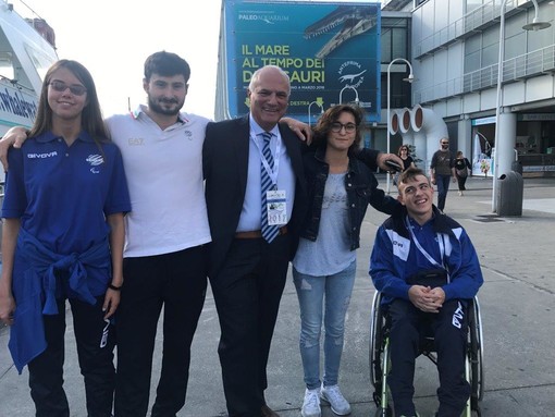 Epyg 2017, da sinistra: Asia Giordano, Francesco Bocciardo, Dario Della Gatta, Maria Edit Laura, Andrea Azzarito Epyg 2017, da sinistra: Asia Giordano, Francesco Bocciardo, Dario Della Gatta, Maria Edit Laura, Andrea Azzarito