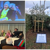 Savona, inaugurata una targa e un ulivo dedicato a Sergio De Simone, simboli dei bambini uccisi nei campi di sterminio Savona, inaugurata una targa e un ulivo dedicato a Sergio De Simone, simboli dei bambini uccisi nei campi di sterminio