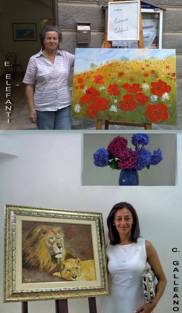 Mostra personale di Eurosia Elefanti e Caterina Galleano nella Gallery Malocello dj Varazze