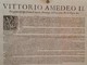 Alle origini della nostra civiltà: l’editto di Vittorio Amedeo Secondo di Savoia