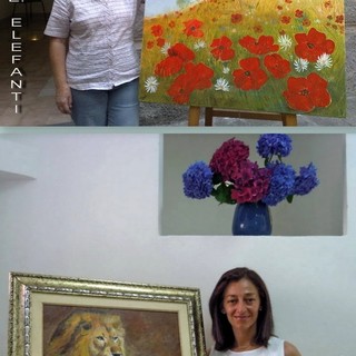 Mostra personale di Eurosia Elefanti e Caterina Galleano nella Gallery Malocello dj Varazze