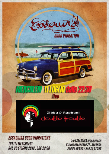 Zibba & Raphael (Double Trouble) all'Essaouira di Albenga Zibba & Raphael (Double Trouble) all'Essaouira di Albenga